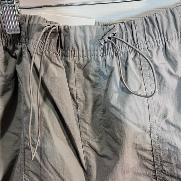 Love Tree Parachute Pants Gray Size Large Elastic Waistband Ripcord NWT - Picture 9 of 10